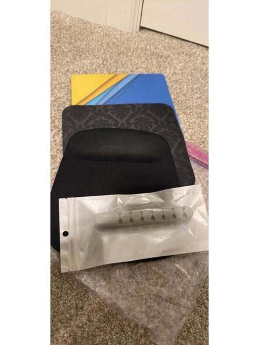 Mouse Pad Bundle (3) with Cable Organizer